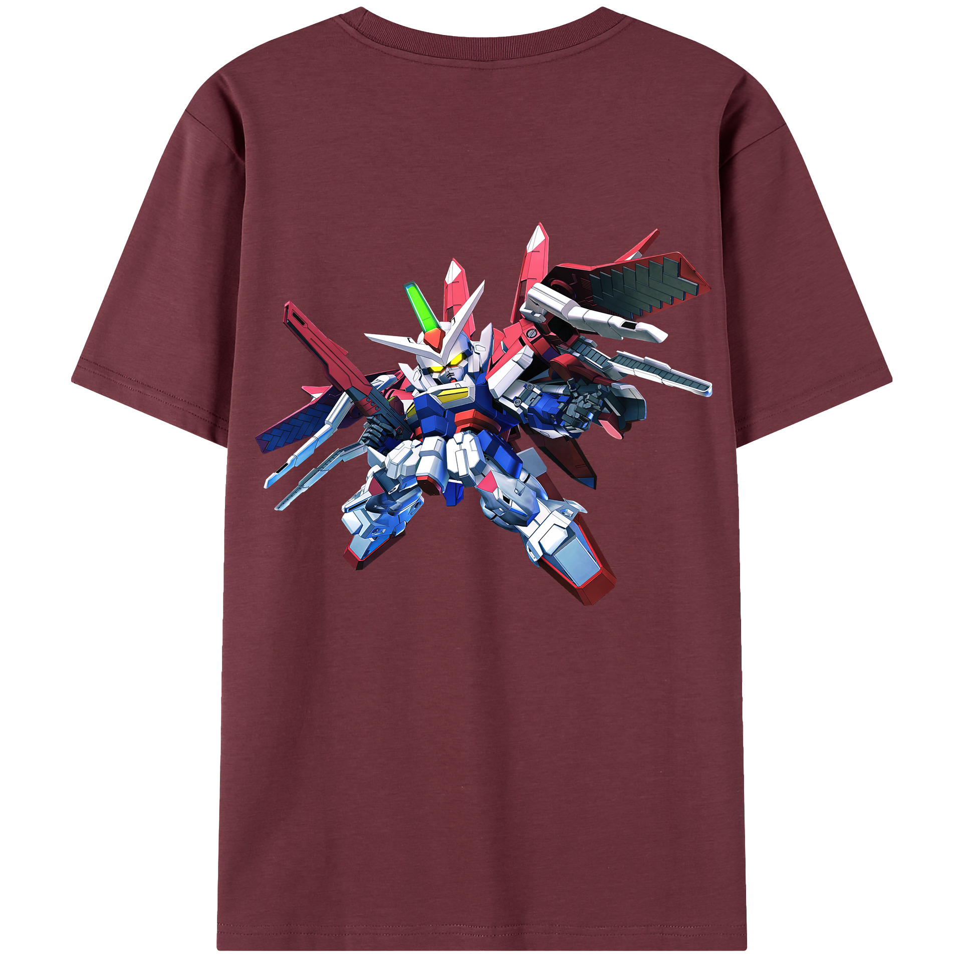 （画像用） 機動戦士ガンダム Mobile Suit Gundam 綿100％半袖Tシャツ（背面プリント）